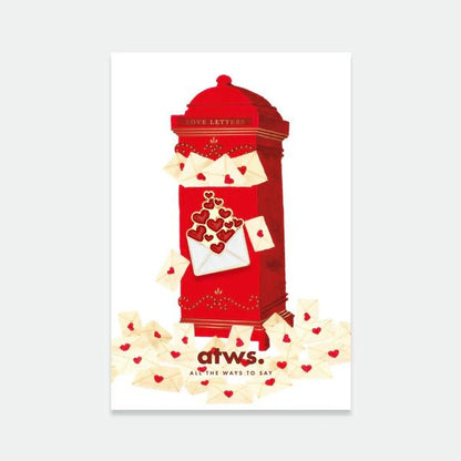 Pins ATWTS | Hearts Envelope - All The Ways To Say - millenotes