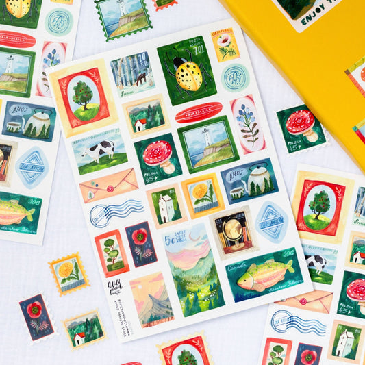 Planche de stickers en vinyle | Wild Pencil Studio | Stamps - Wild Pencil Studio - millenotes