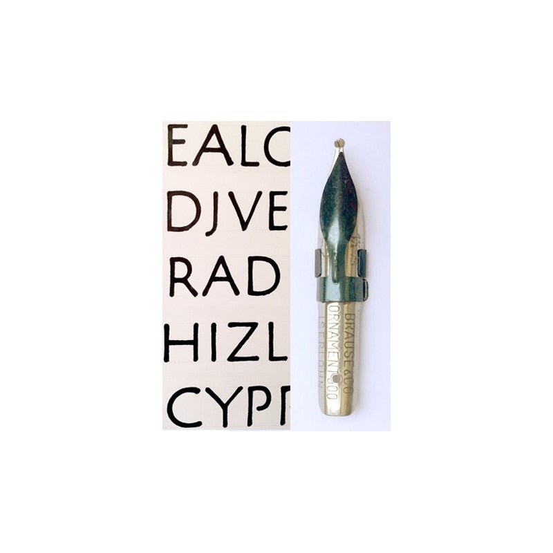Plume de Calligraphie Brause | Plume ronde Ornament - Brause - 3 mm - millenotes