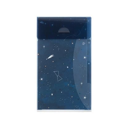 Pochette à 3 compartiments A5 Slim | MIDORI | Ciel étoilé - Midori - millenotes