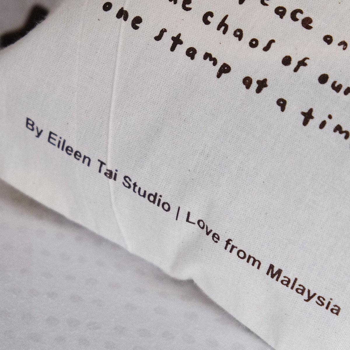Pochette à cordon | Eileen Tai | One Stamp at A Time | Brown - Eileen Tai - millenotes