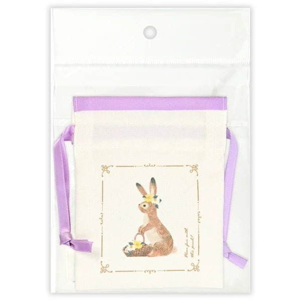 Pochette à cordon japonaise | Contes | Lapin - NB Co Ltd - millenotes
