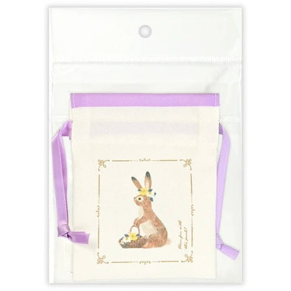 Pochette à cordon japonaise | Contes | Lapin - NB Co Ltd - millenotes