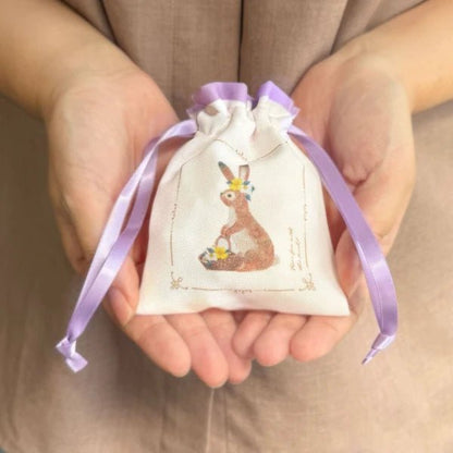 Pochette à cordon japonaise | Contes | Lapin - NB Co Ltd - millenotes