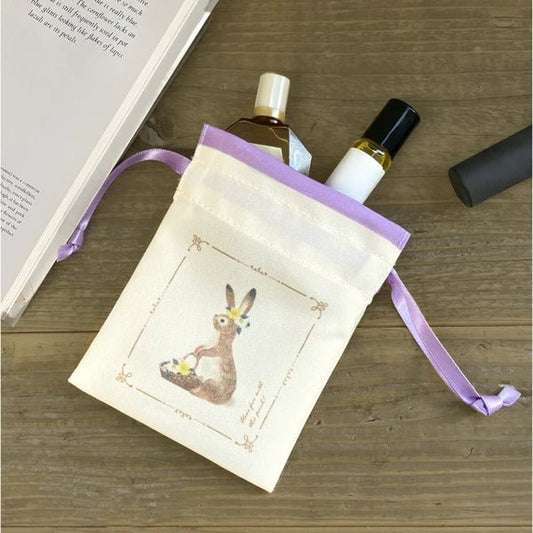 Pochette à cordon japonaise | Contes | Lapin - NB Co Ltd - millenotes