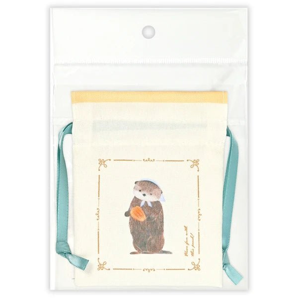 Pochette à cordon japonaise | Contes | Loutre - NB Co Ltd - millenotes