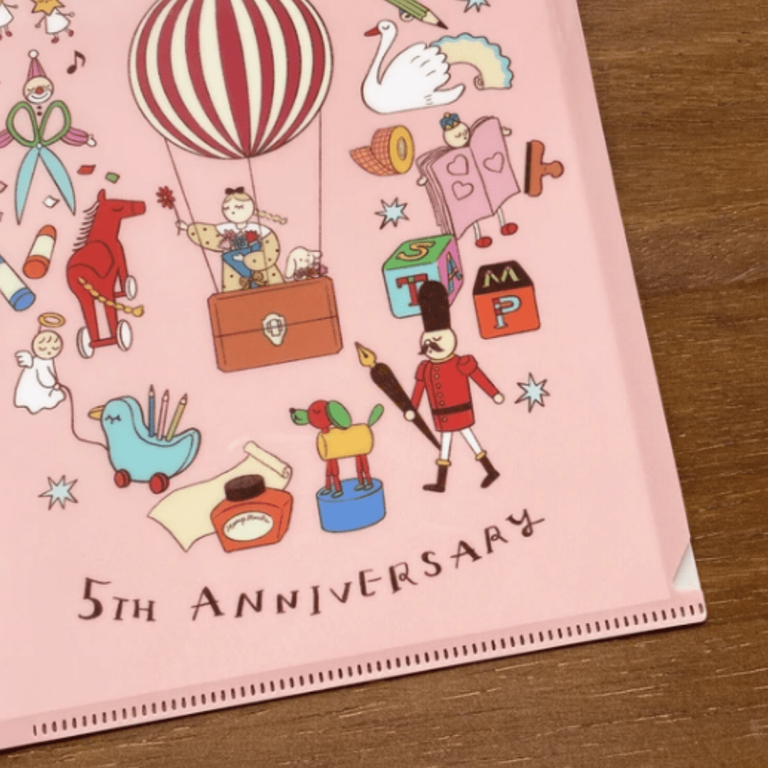 Pochette transparente | STAMP MARCHÉ | 5th Anniversary Clear Folder - STAMP MARCHÉ - millenotes