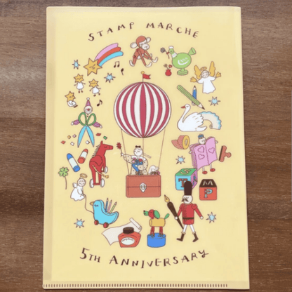 Pochette transparente | STAMP MARCHÉ | 5th Anniversary Clear Folder - STAMP MARCHÉ - millenotes