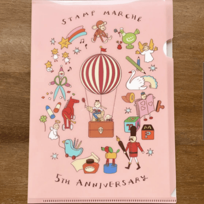 Pochette transparente | STAMP MARCHÉ | 5th Anniversary Clear Folder - STAMP MARCHÉ - millenotes