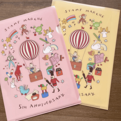 Pochette transparente | STAMP MARCHÉ | 5th Anniversary Clear Folder - STAMP MARCHÉ - millenotes