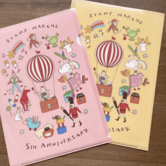 Pochette transparente | STAMP MARCHÉ | 5th Anniversary Clear Folder - STAMP MARCHÉ - millenotes