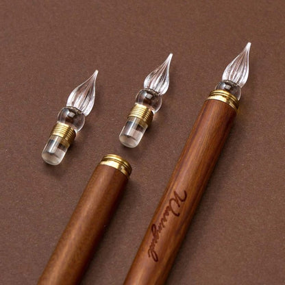 Porte-plume modulable à pointe en verre | Wearingeul | Modular Glass Pen - Wearingeul - millenotes