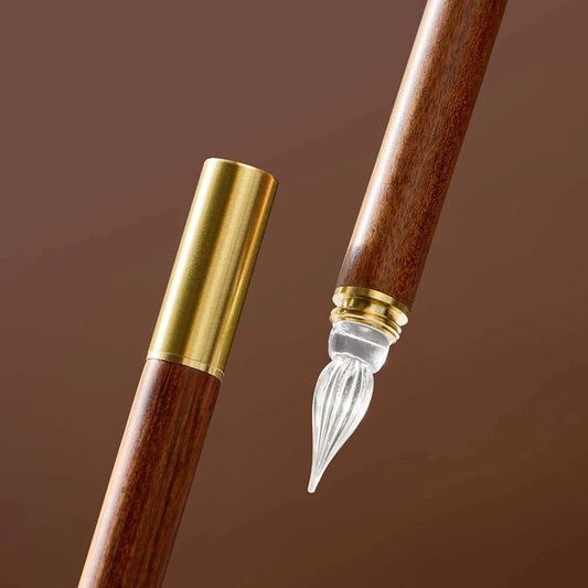 Porte-plume modulable à pointe en verre | Wearingeul | Modular Glass Pen - Wearingeul - millenotes
