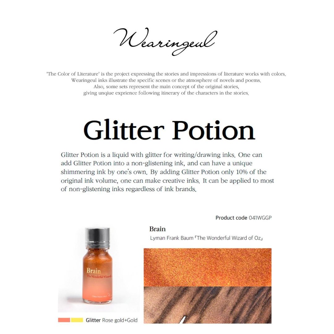 Potion de paillettes pour l'encre Wearingeul | Brain - Wearingeul - millenotes