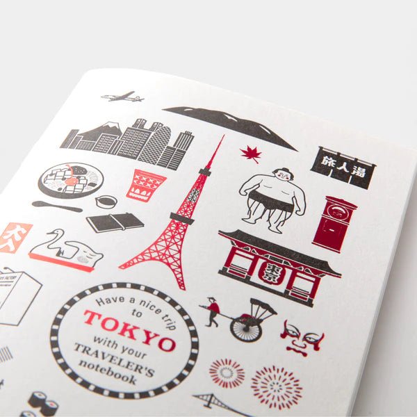 Précommande | TRAVELER'S NOTEBOOK TOKYO | Recharge Carnet Vierge - TRAVELER'S COMPANY - millenotes