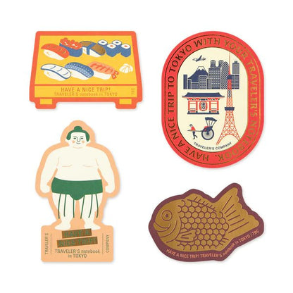 Précommande | TRAVELER'S NOTEBOOK TOKYO | Set Stickers - TRAVELER'S COMPANY - millenotes