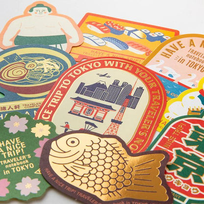 Précommande | TRAVELER'S NOTEBOOK TOKYO | Set Stickers - TRAVELER'S COMPANY - millenotes