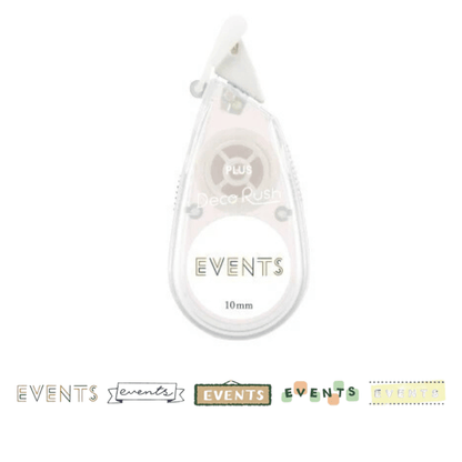 Ruban Décoratif Deco Rush | Motif Événements - PLUS - millenotes