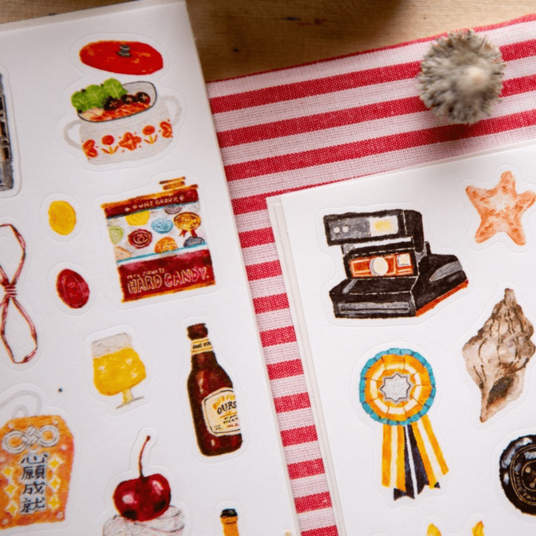 Set de stickers | OURS Studio | Life stuffs 2 - OURS Studio - millenotes