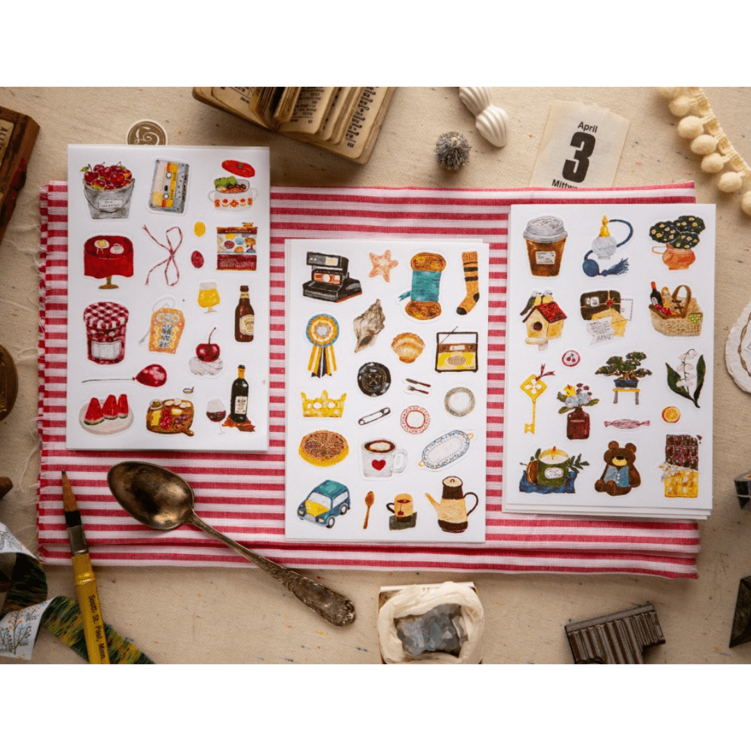 Set de stickers | OURS Studio | Life stuffs 2 - OURS Studio - millenotes