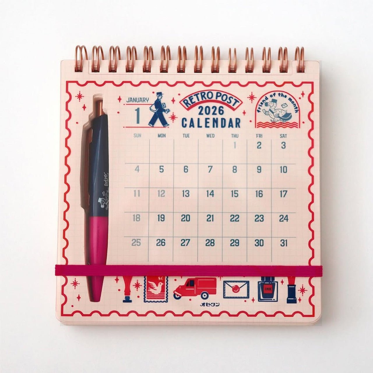 Shinnippon x Obi Wan | Calendrier de bureau 2026 - Shinnippon - millenotes