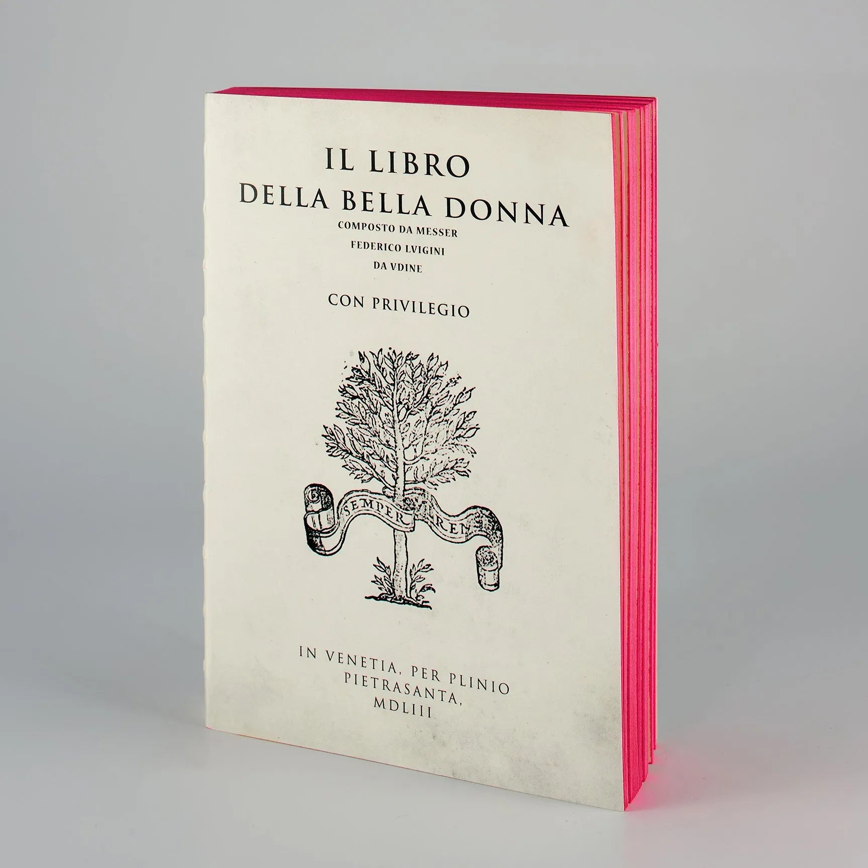 Slow Design | Carnet de notes LIBRI MUTI | Il libro della Bella Donna - Slow Design - millenotes