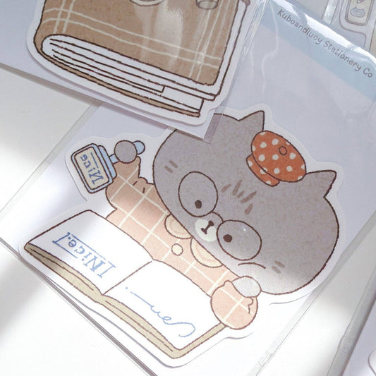 Sticker en vinyle | Kuboandlucy x Idiot Sandwich | Stamping - Kuboandlucy Stationery Co - millenotes