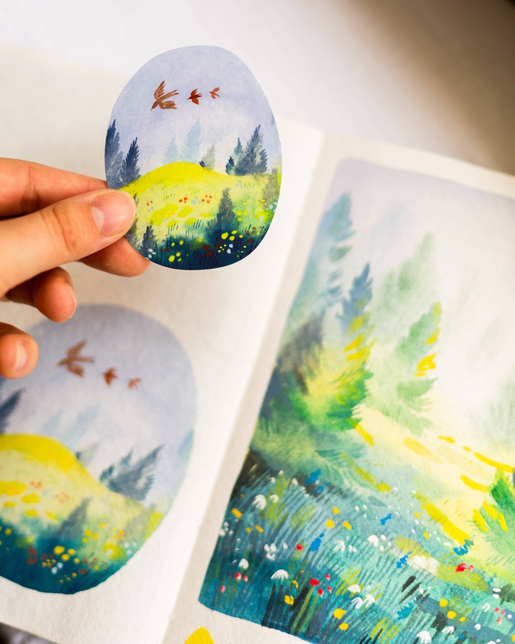 Sticker en vinyle | Wild Pencil Studio | In The Clearing - Wild Pencil Studio - millenotes