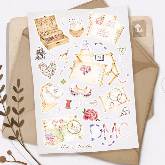 Stickers Décoratifs | Broderie - Vanilka Stickers - millenotes