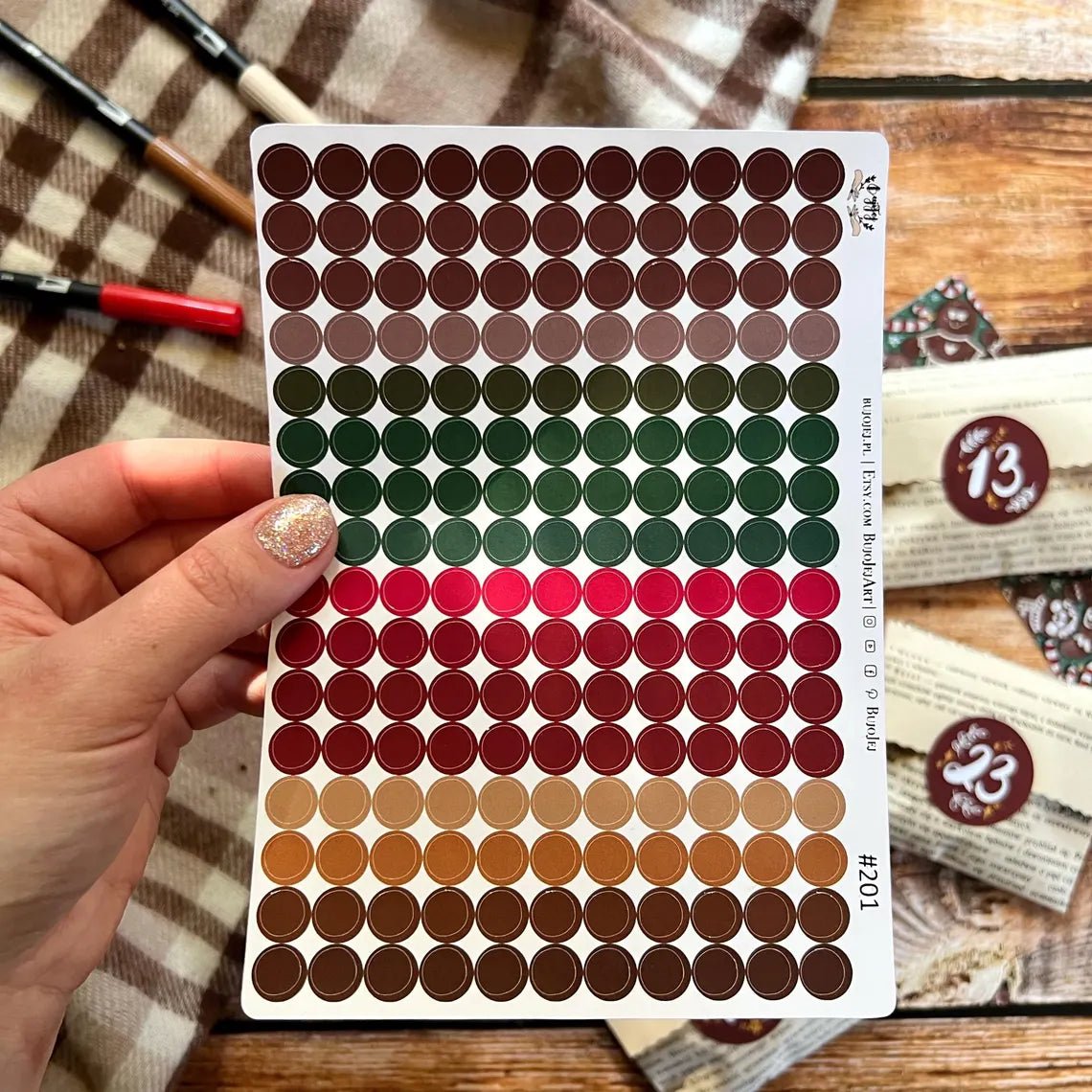 Stickers décoratifs | Bujojej | Cozy Christmas - Bujojej - 201 - millenotes