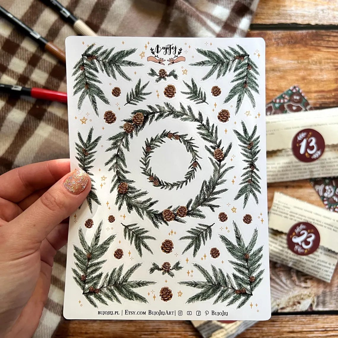 Stickers décoratifs | Bujojej | Cozy Christmas - Bujojej - 654 - millenotes