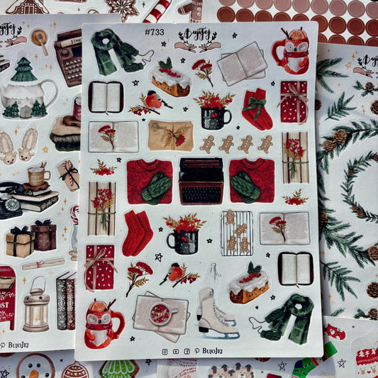 Stickers décoratifs | Bujojej | Cozy Christmas - Bujojej - 733 - millenotes