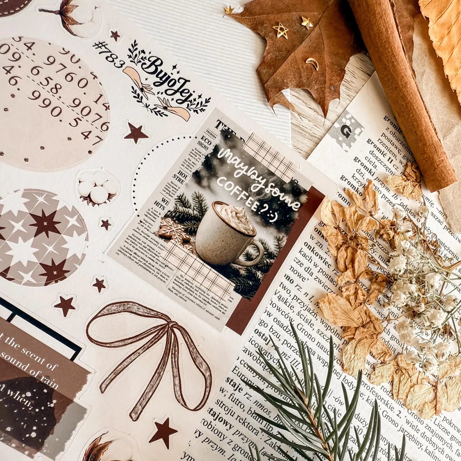 Stickers décoratifs | Bujojej | Cozy Coffee - Bujojej - millenotes