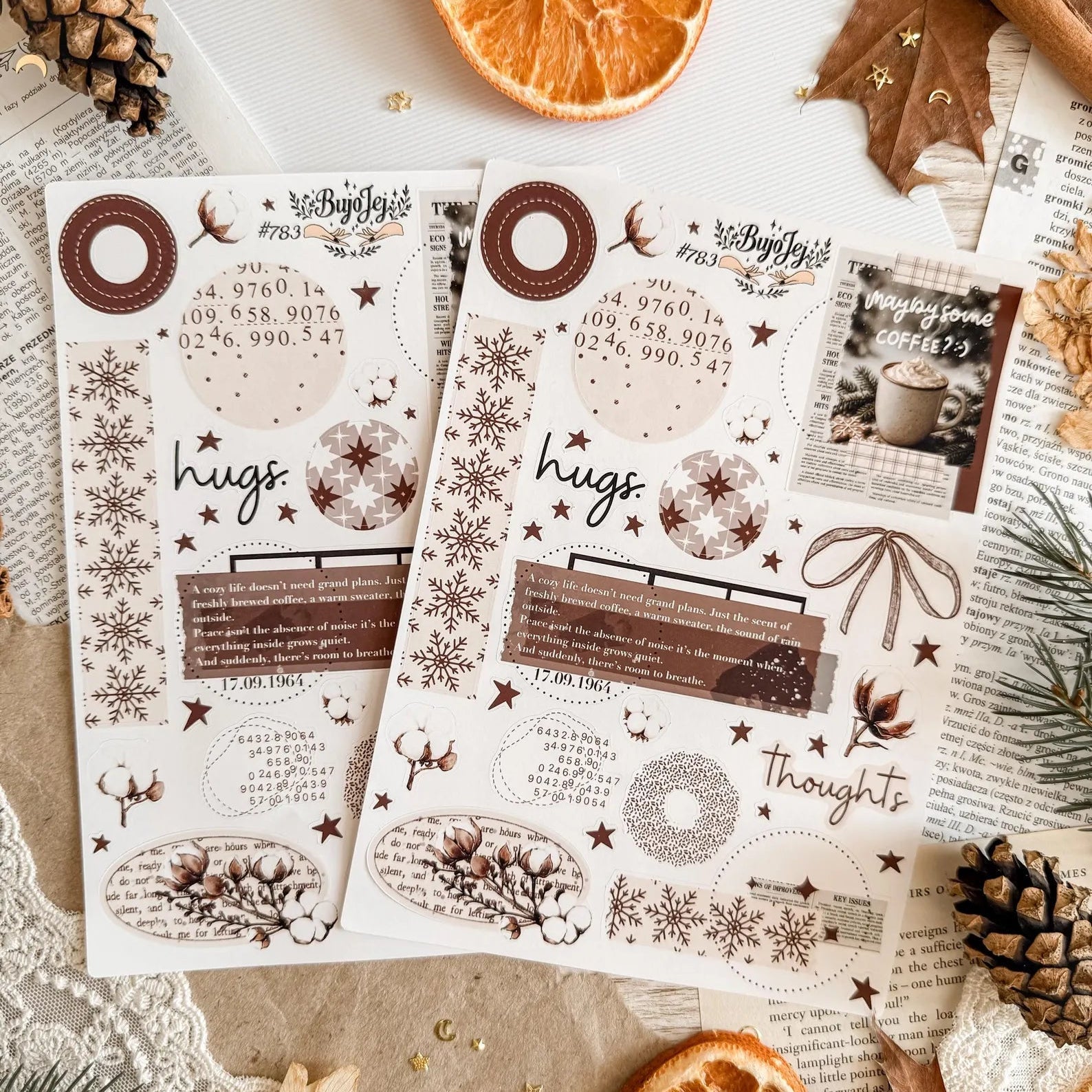 Stickers décoratifs | Bujojej | Cozy Coffee - Bujojej - millenotes