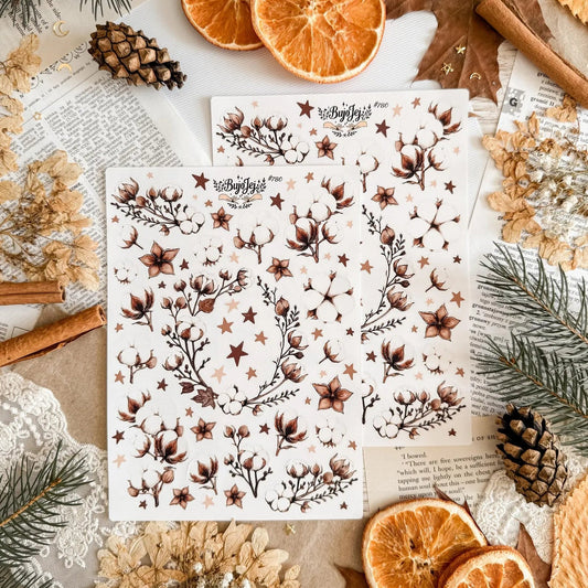 Stickers décoratifs | Bujojej | Cozy Cotton Botanical - Bujojej - millenotes