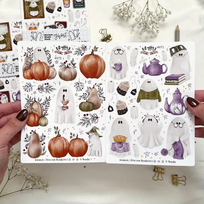 Stickers décoratifs | Bujojej | Cute Ghosts - Bujojej - 199 - millenotes