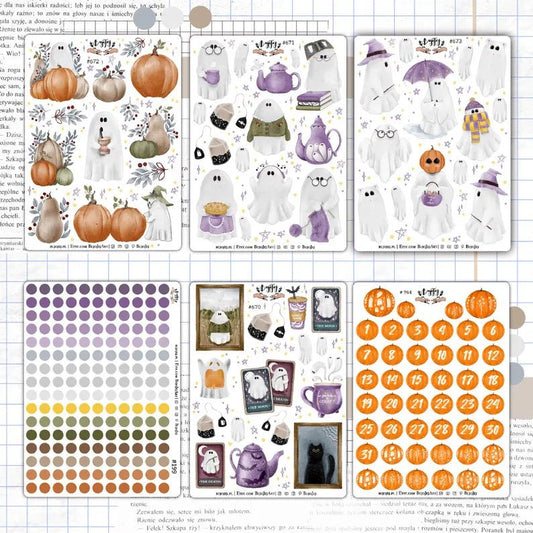 Stickers décoratifs | Bujojej | Cute Ghosts - Bujojej - 670 - millenotes