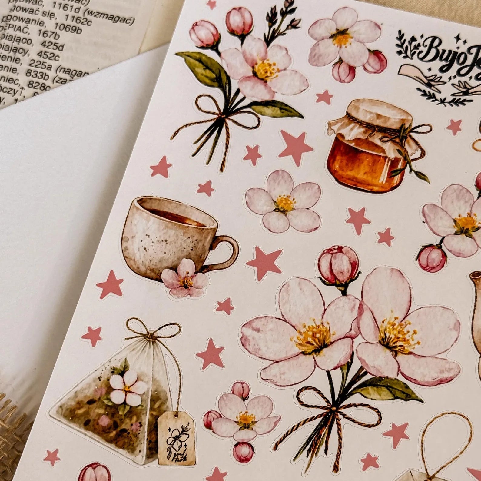 Stickers décoratifs | Bujojej | Floral Tea - Bujojej - millenotes