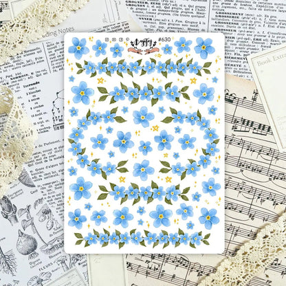 Stickers décoratifs | Bujojej | Forget me not - Bujojej - 630 - millenotes