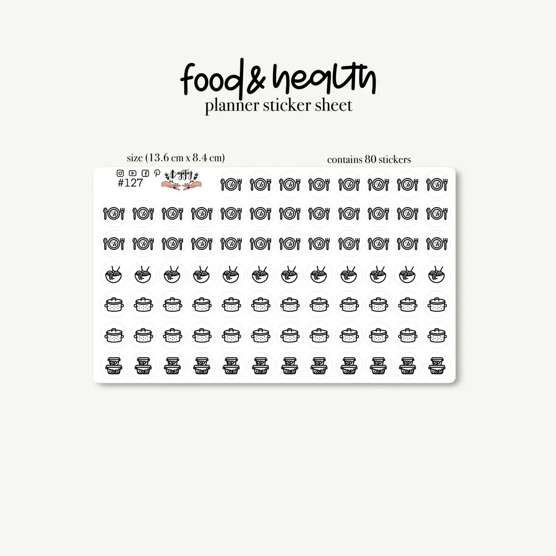 Stickers décoratifs | Bujojej | Icons - Bujojej - Food - millenotes