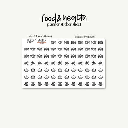 Stickers décoratifs | Bujojej | Icons - Bujojej - Food - millenotes