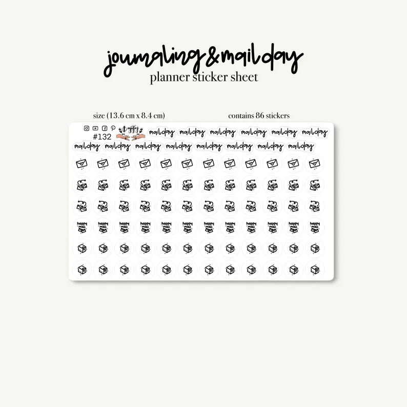 Stickers décoratifs | Bujojej | Icons - Bujojej - Mail Day - millenotes