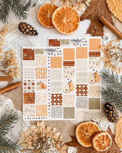 Stickers décoratifs | Bujojej | Rustic Pear Pattern - Bujojej - millenotes