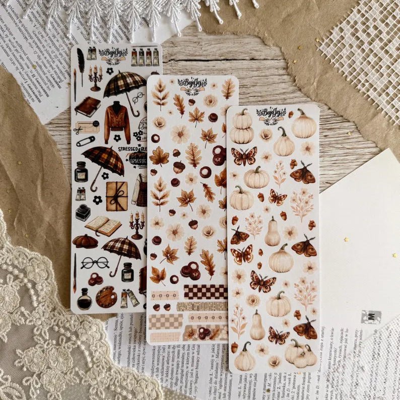 Stickers décoratifs | Bujojej | Set de 3 | Autumn Academia - Bujojej - millenotes