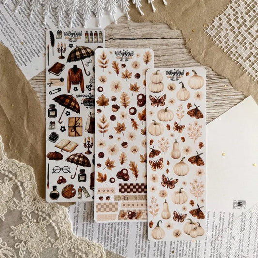 Stickers décoratifs | Bujojej | Set de 3 | Autumn Academia - Bujojej - millenotes