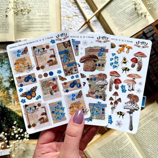 Stickers décoratifs | Bujojej | Set de 3 mini | Forest Treasures - Bujojej - millenotes