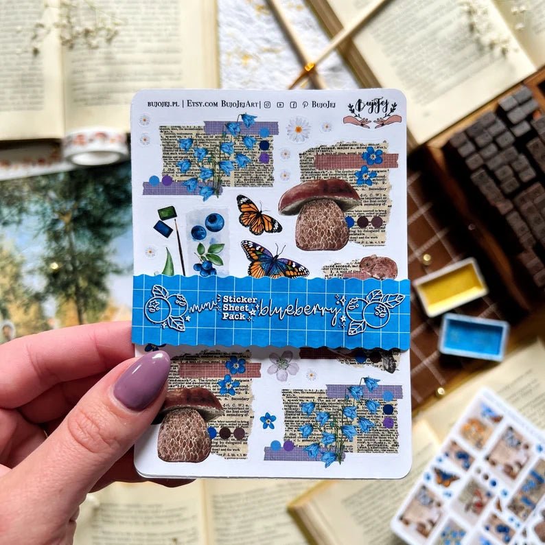 Stickers décoratifs | Bujojej | Set de 3 mini | Forest Treasures - Bujojej - millenotes