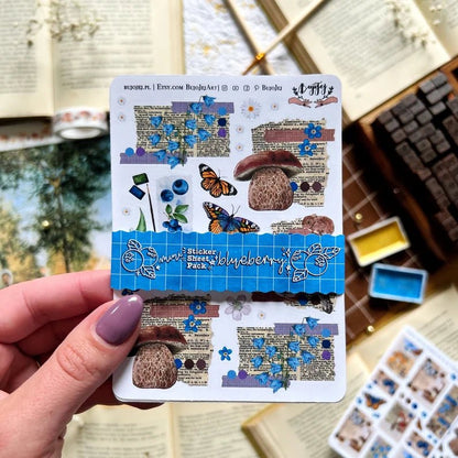 Stickers décoratifs | Bujojej | Set de 3 mini | Forest Treasures - Bujojej - millenotes