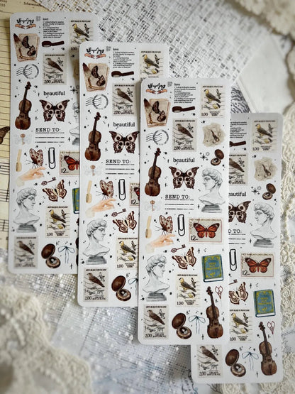 Stickers décoratifs | Bujojej | Set de 3 | Paper Wings - Bujojej - millenotes