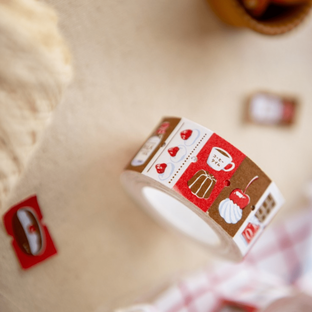 Stickers décoratifs en rouleau | OURS Studio | Afternoon Tea Time - OURS Studio - 500 stickers - millenotes